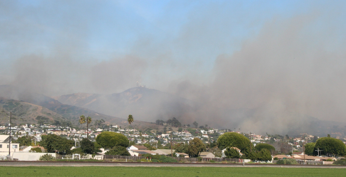 Mountain Fire in Ventura